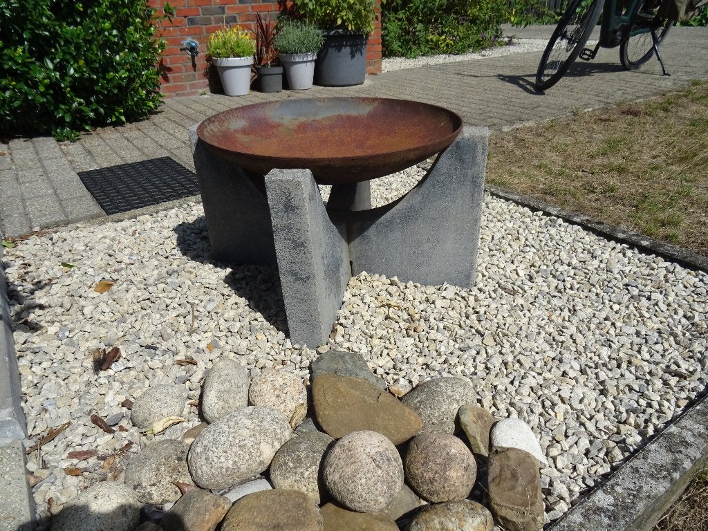 vuurkorf met stevig onderstel, Tuin en Terras, Ophalen, Gebruikt, Vuurkorf