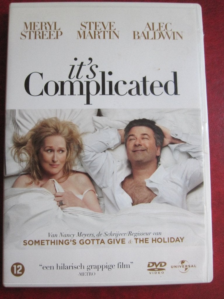 It's Complicated (2009), Cd's en Dvd's, Dvd's | Komedie, Romantische komedie, Ophalen of Verzenden, Zo goed als nieuw, Vanaf 12 jaar