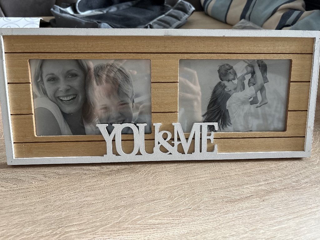 Fotokader, Audio, Tv en Foto, Fotografie | Fotolijsten, Ophalen, Met glas, Standaard fotolijst, Zo goed als nieuw
