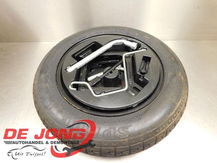 Kit de cric + Roue de secours d'un Fiat 500, -, 3 mois de garantie, Utilisé, Fiat