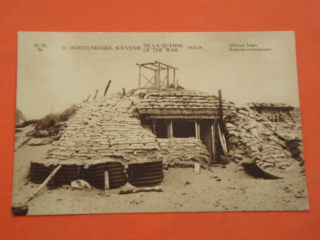 Oorlog 1914 - 1918 Oostduinkerke Souvenir de la Guerre, Verzamelen, Ophalen of Verzenden, 1920 tot 1940, Ongelopen, West-Vlaanderen