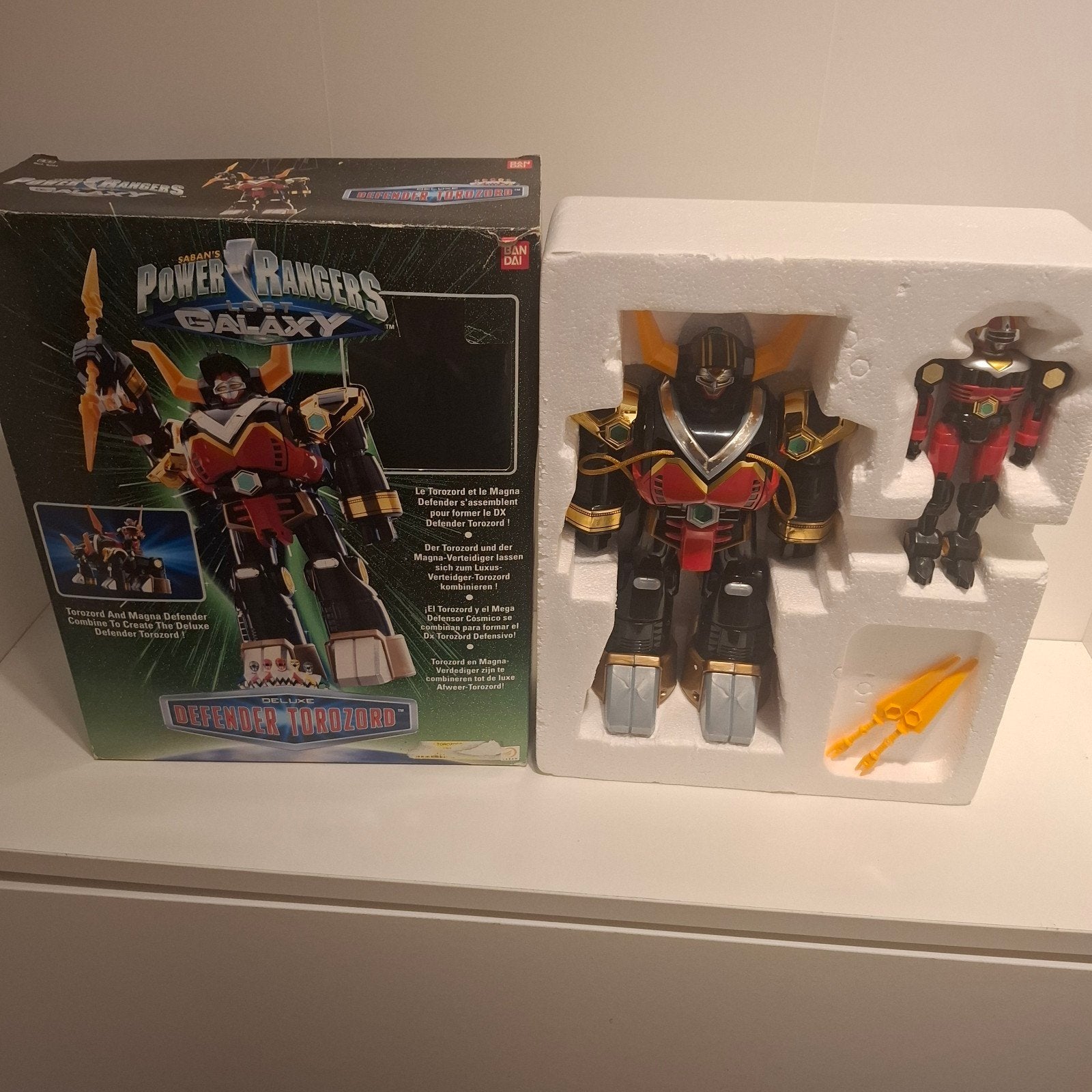 Power Rangers Galaxy Deluxe Defender Torozord, Kinderen en Baby's, Speelgoed | Actiefiguren, Ophalen of Verzenden