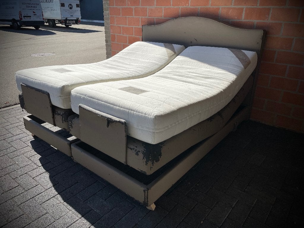 Elektrisch verstelbare boxspring 180cm, Enlèvement, Utilisé, 180 cm, 200 cm