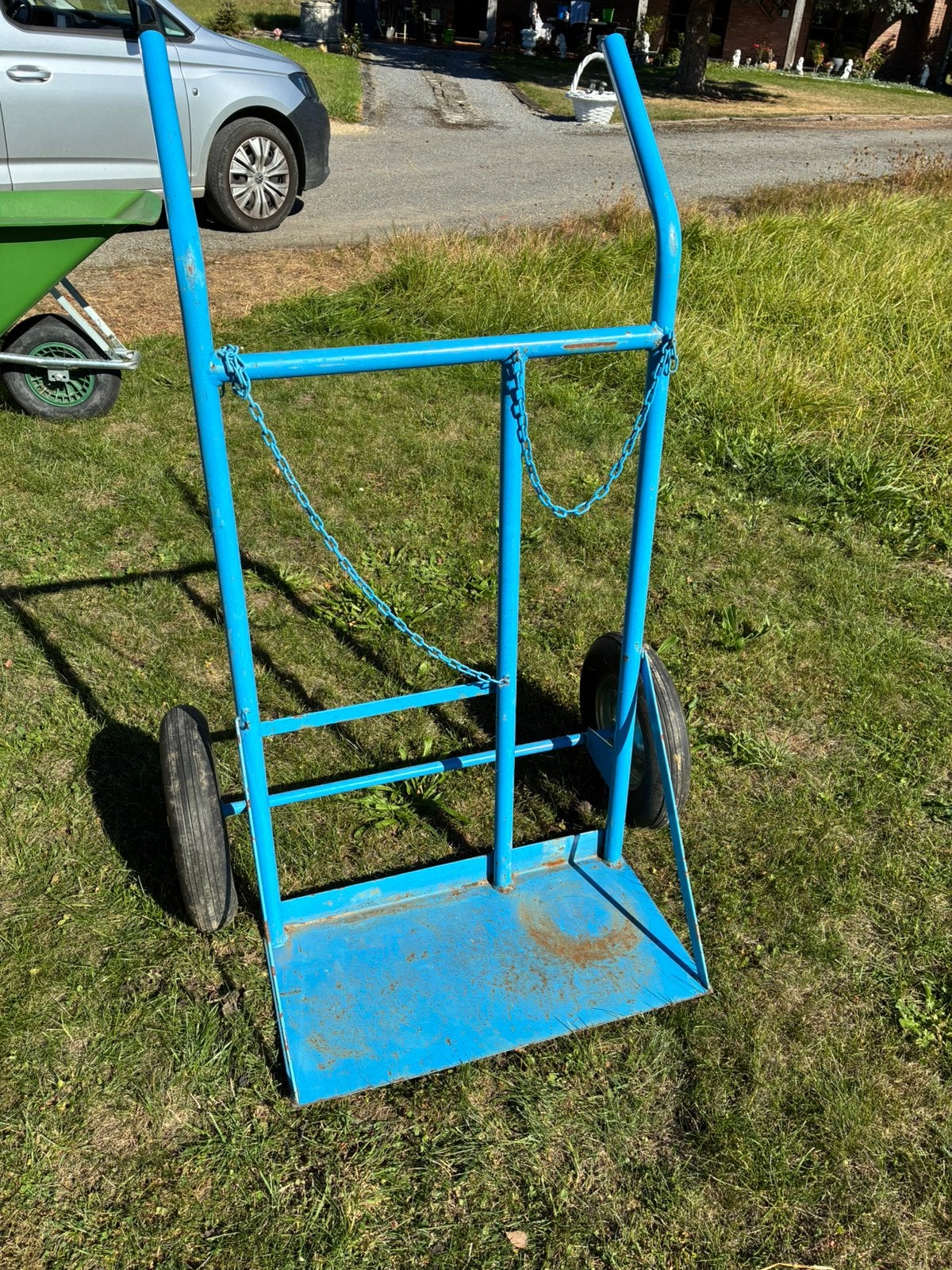 Steekwagen gasfles  / gasfleswagen voor 2 gasflessen, Ophalen, Gebruikt, Steekwagen