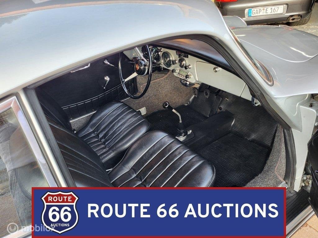 Porsche 356 B Carrera 2 GS 2000 | 1963 | Route 66 Auctions, Auto's, Zwart, Bedrijf, Overige carrosserie, Porsche