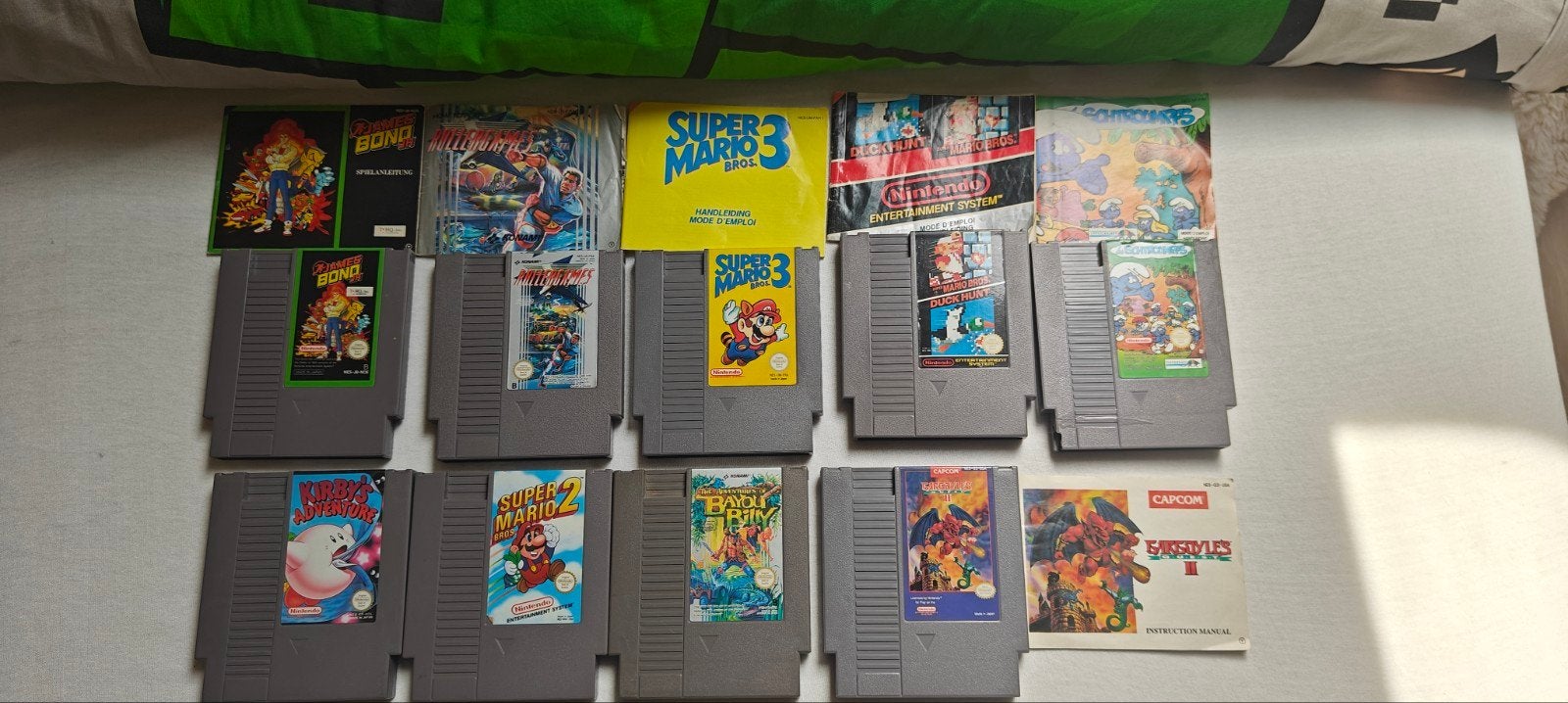 Verschillende Nes games., Games en Spelcomputers, Ophalen