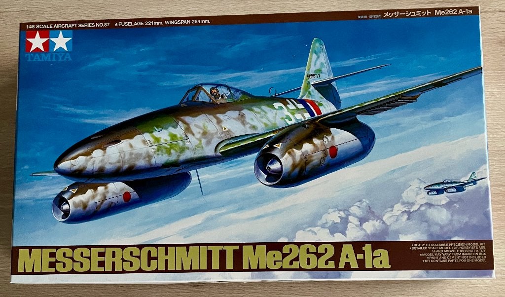 Messerschmitt Me262-A1a 1/48 Tamiya 61087, Enlèvement, Neuf, Plus grand que 1:72, Avion