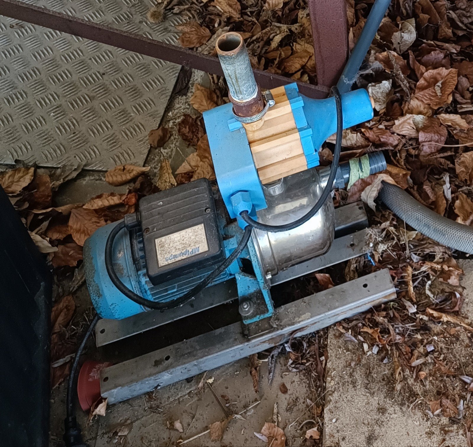 RVS waterpomp, Ophalen, Gebruikt, Elektrisch