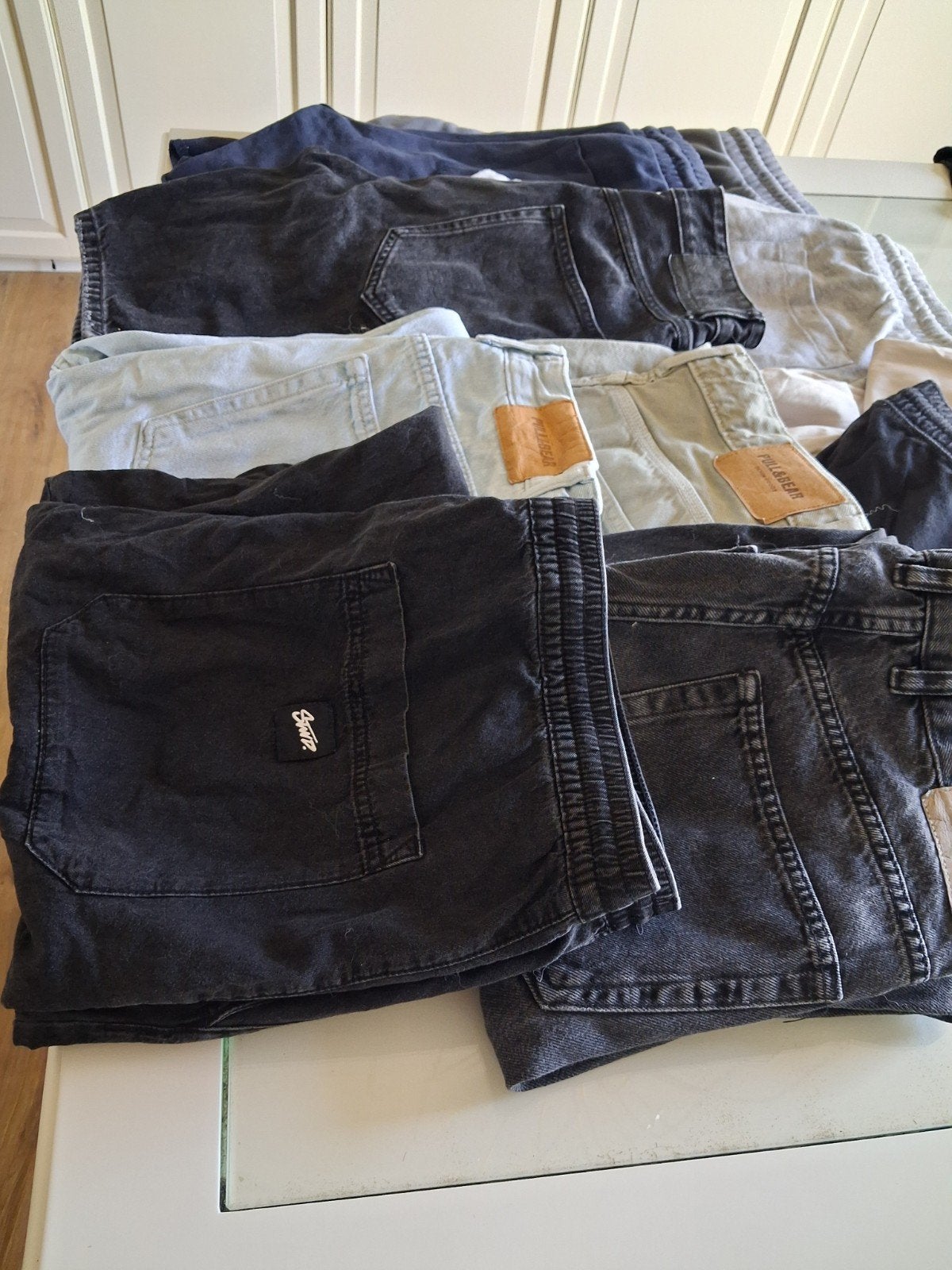 Pakket broeken _ jeugd 17_18 jaar, Kinderen en Baby's, Kinderkleding | Kinder-kledingpakketten, Ophalen, Zo goed als nieuw, Overige maten