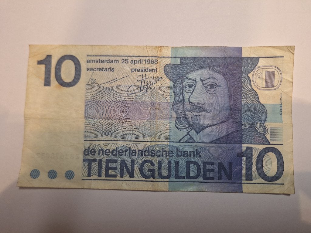 briefje van 10 gulden, Ophalen, 10 gulden, Los biljet