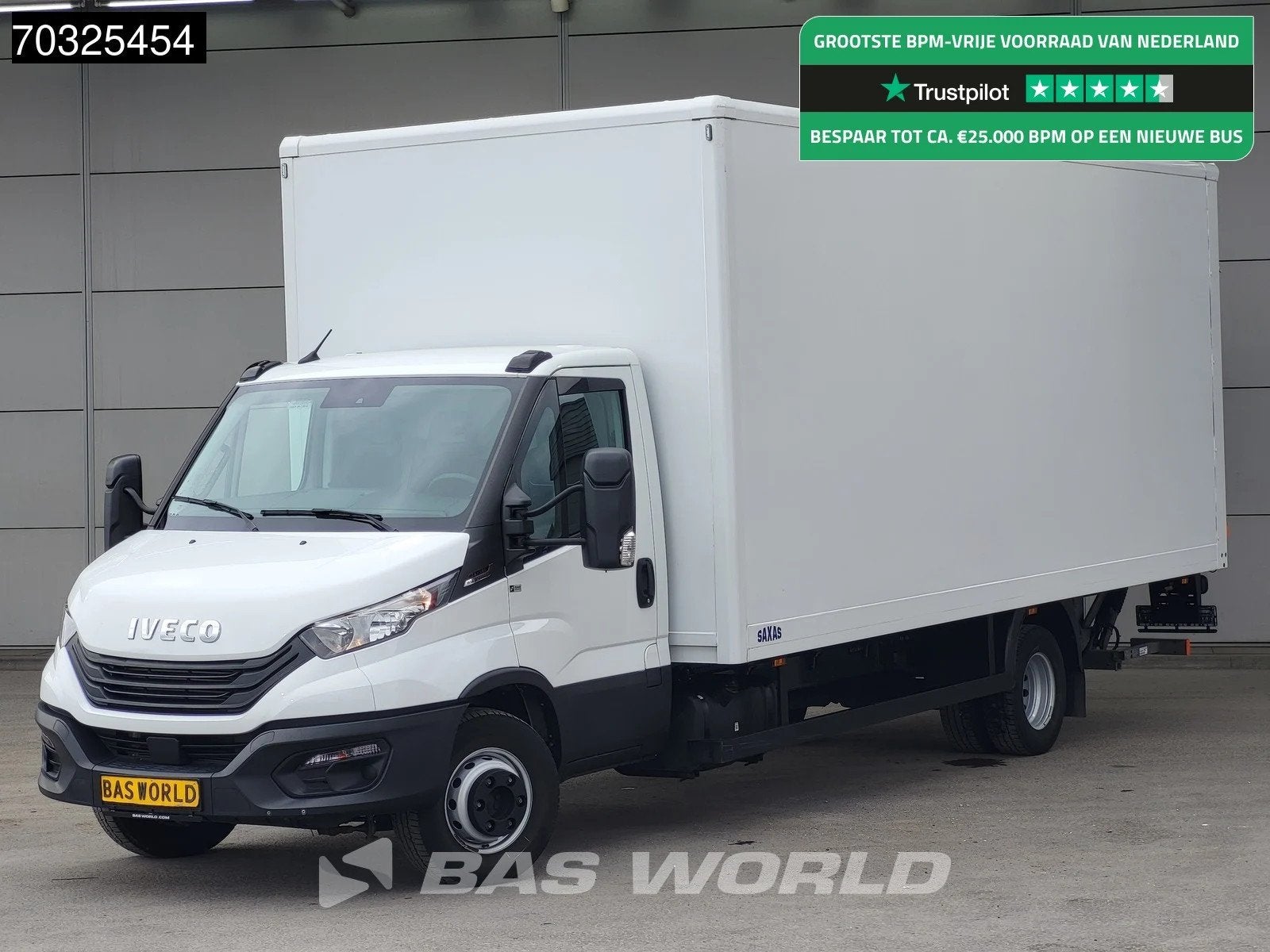 Iveco Daily 72C18 3.0L Automaat 1000KG Laadklep Luchtvering, Auto's, Automaat, Stof, Gebruikt, Euro 6