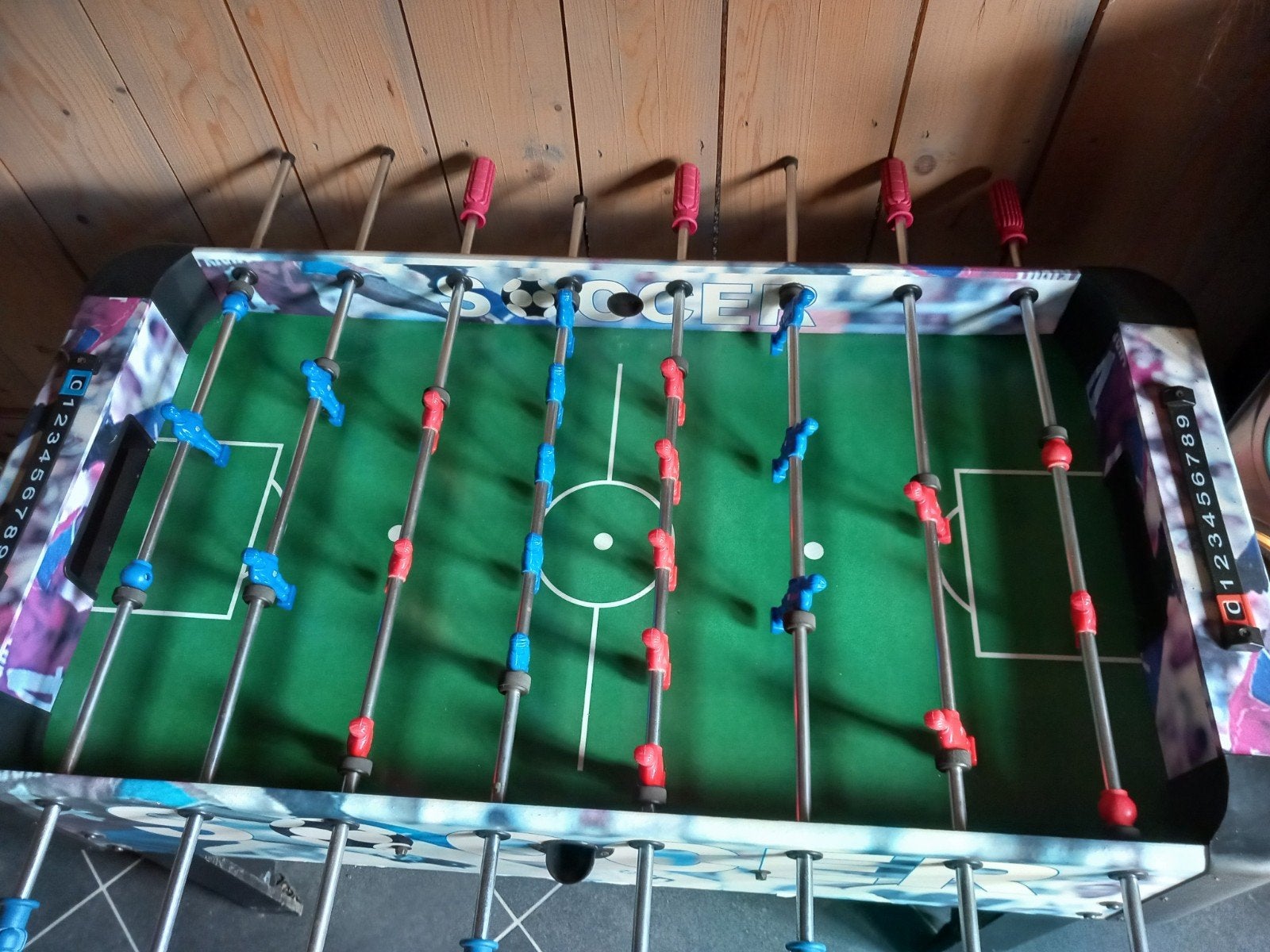 Te koop tafelvoetbal, Ophalen