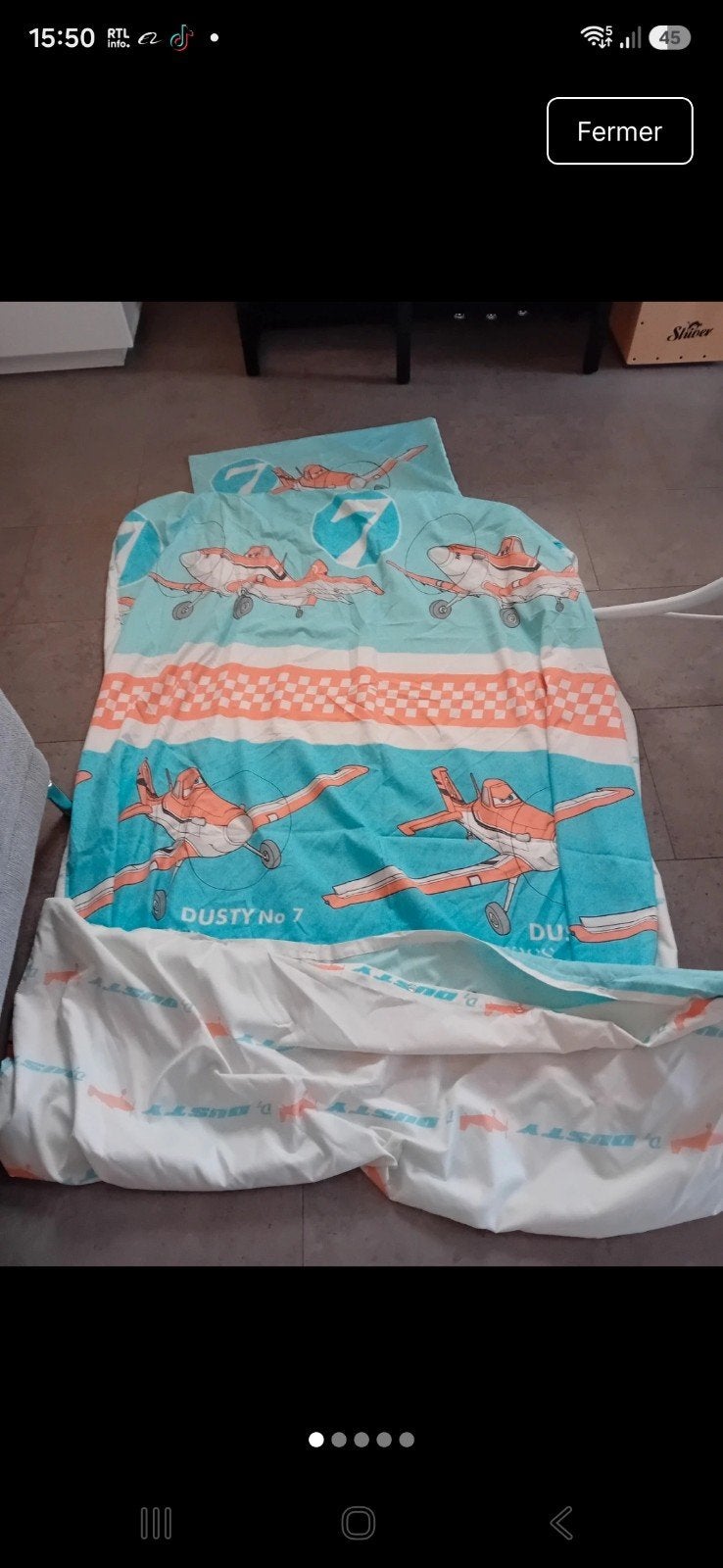 1 Drap housse enfant planes plus Taille d oreilles., Enlèvement ou Envoi