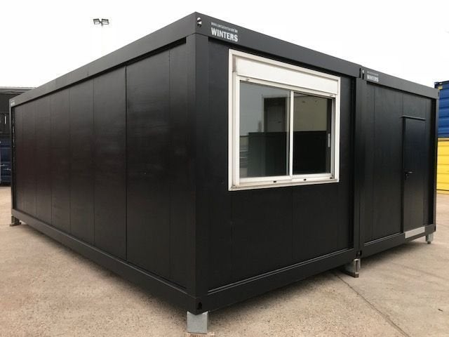 Winters Bureelcontainer Tweedehands Bureelcontainer, Zakelijke goederen, Machines en Bouw | Keten en Containers