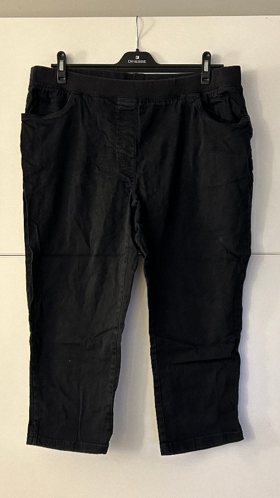 Blancheporte katoenen zwarte broek, Kleding | Dames, Zwart, Ophalen of Verzenden, Zo goed als nieuw, Blancheporte