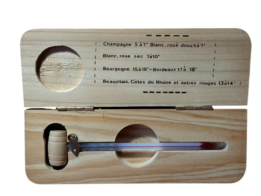 Vintage sommelier wijnthermometer, Ophalen