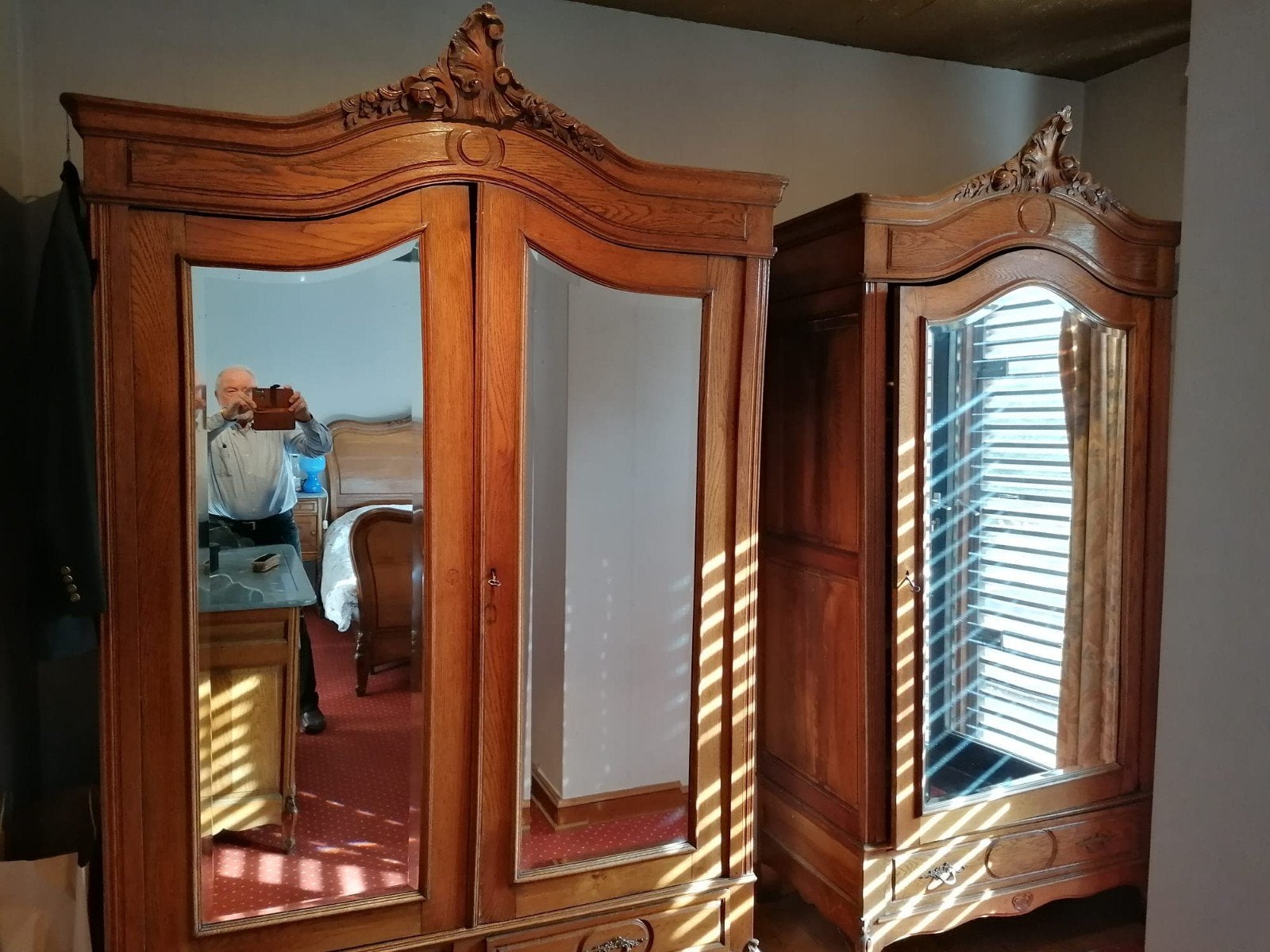 vintage slaapkamer, Ophalen