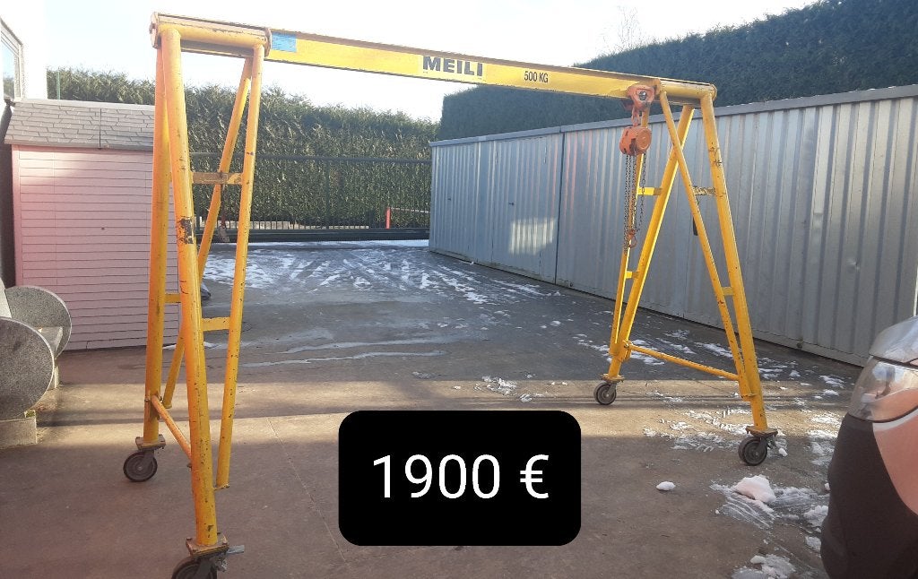 Portique 500kg, Enlèvement, Utilisé