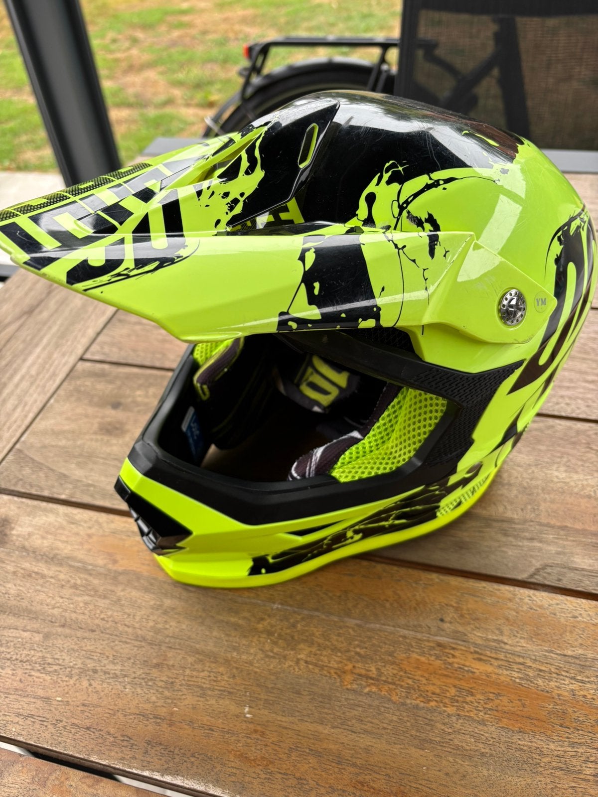 BMX Helm, Ophalen, Gebruikt