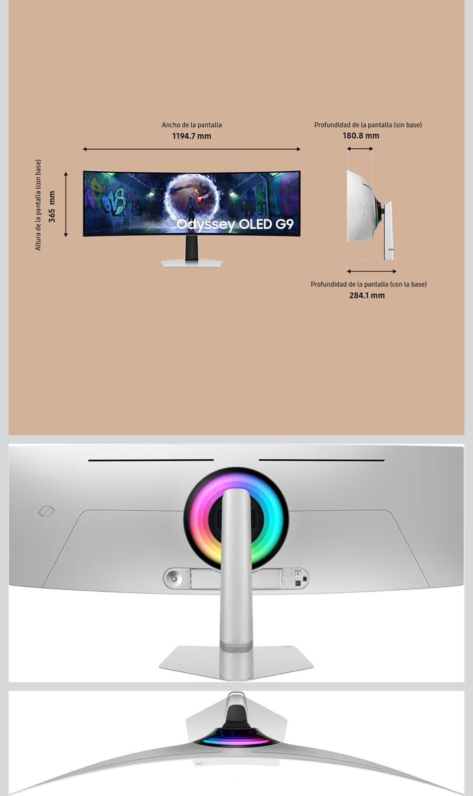 Samsung Moniteur Gaming Odyssey OLED G9 (S49CG950), 49', Enlèvement, Comme neuf