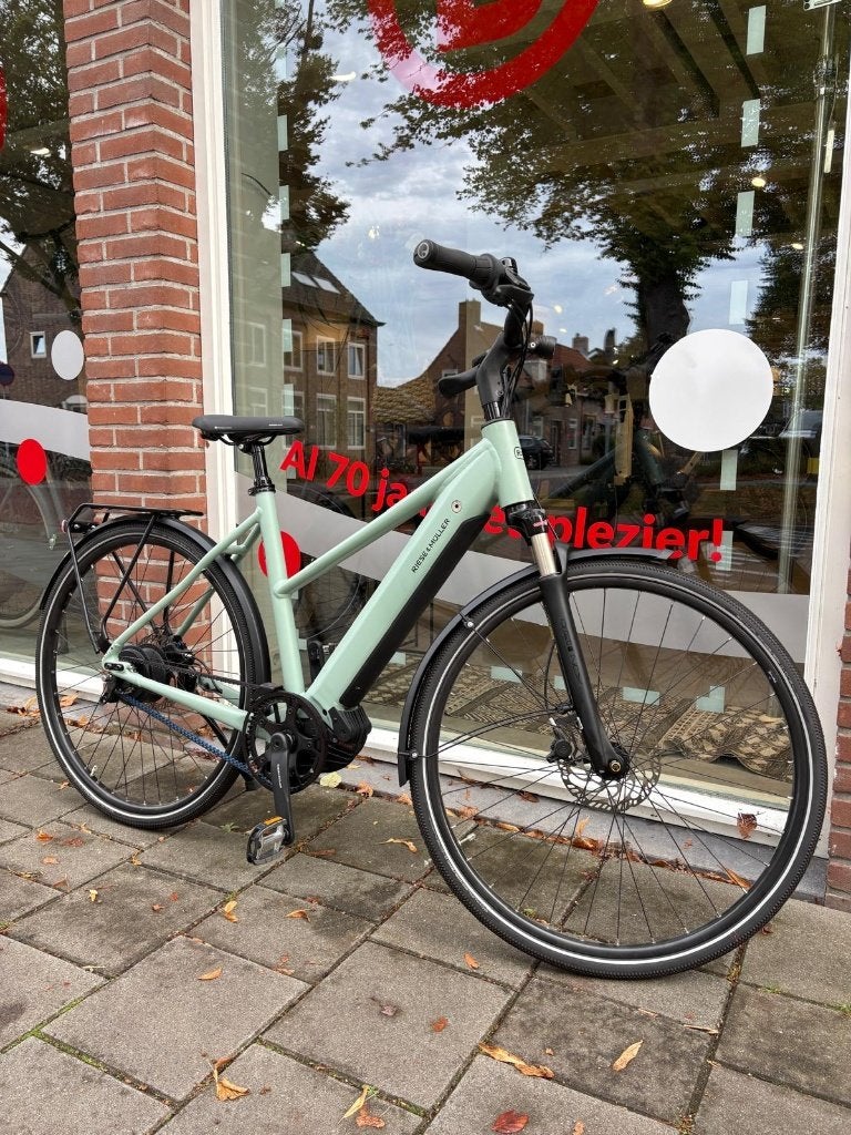Riese & Müller Roadster Mixte – Groen, Nieuw, 50 km per accu of meer, 55 tot 59 cm, Ophalen