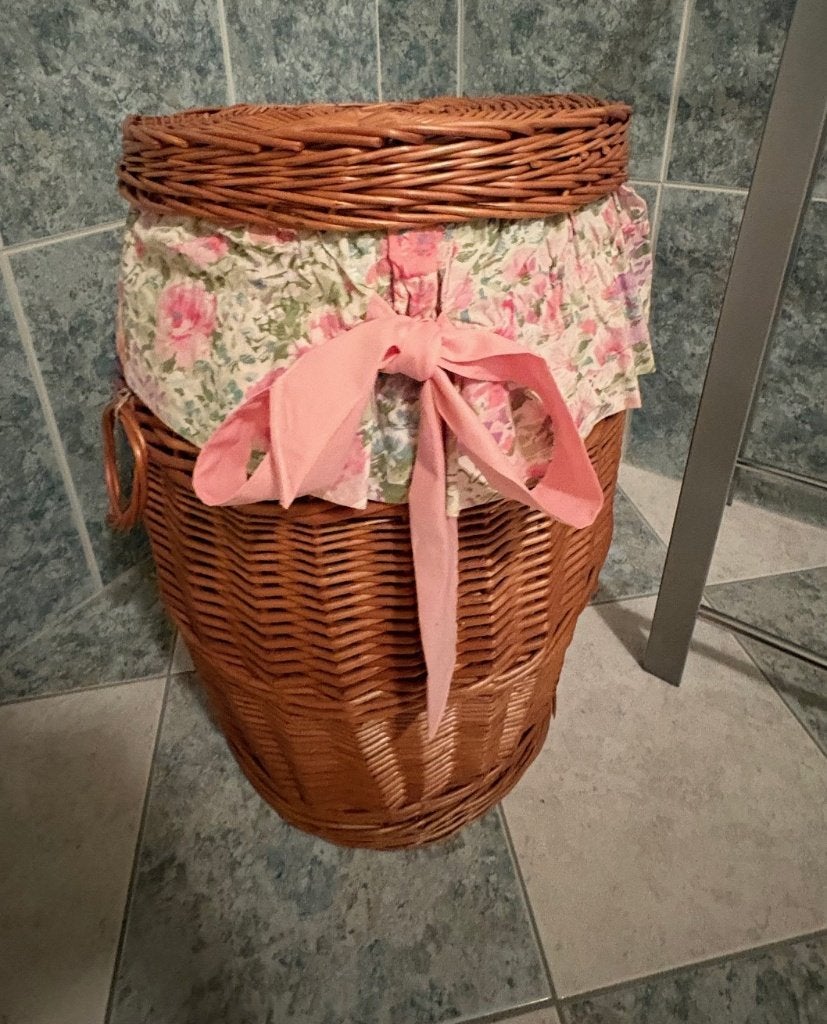 wasmand, Ophalen, Zo goed als nieuw, Bruin