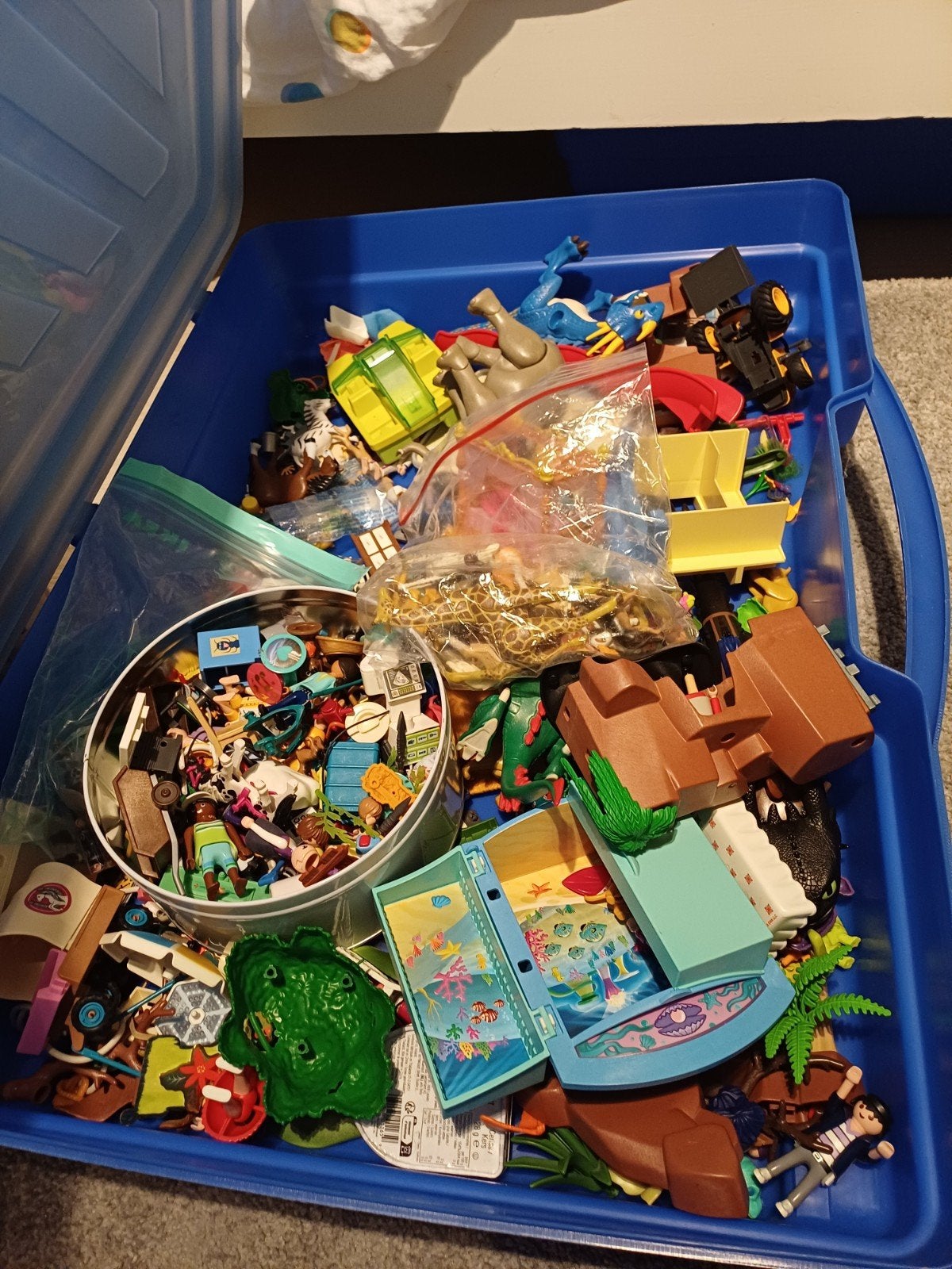 Groot lot playmobil, Enlèvement, Comme neuf, Kit complet, Bâtiment