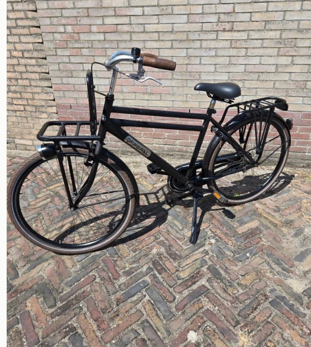 Popal transport fiets 26inch, Vélos & Vélomoteurs, Vélos | Garçons, Utilisé, 26 pouces ou plus, Frein à main, Frein à rétropédalage