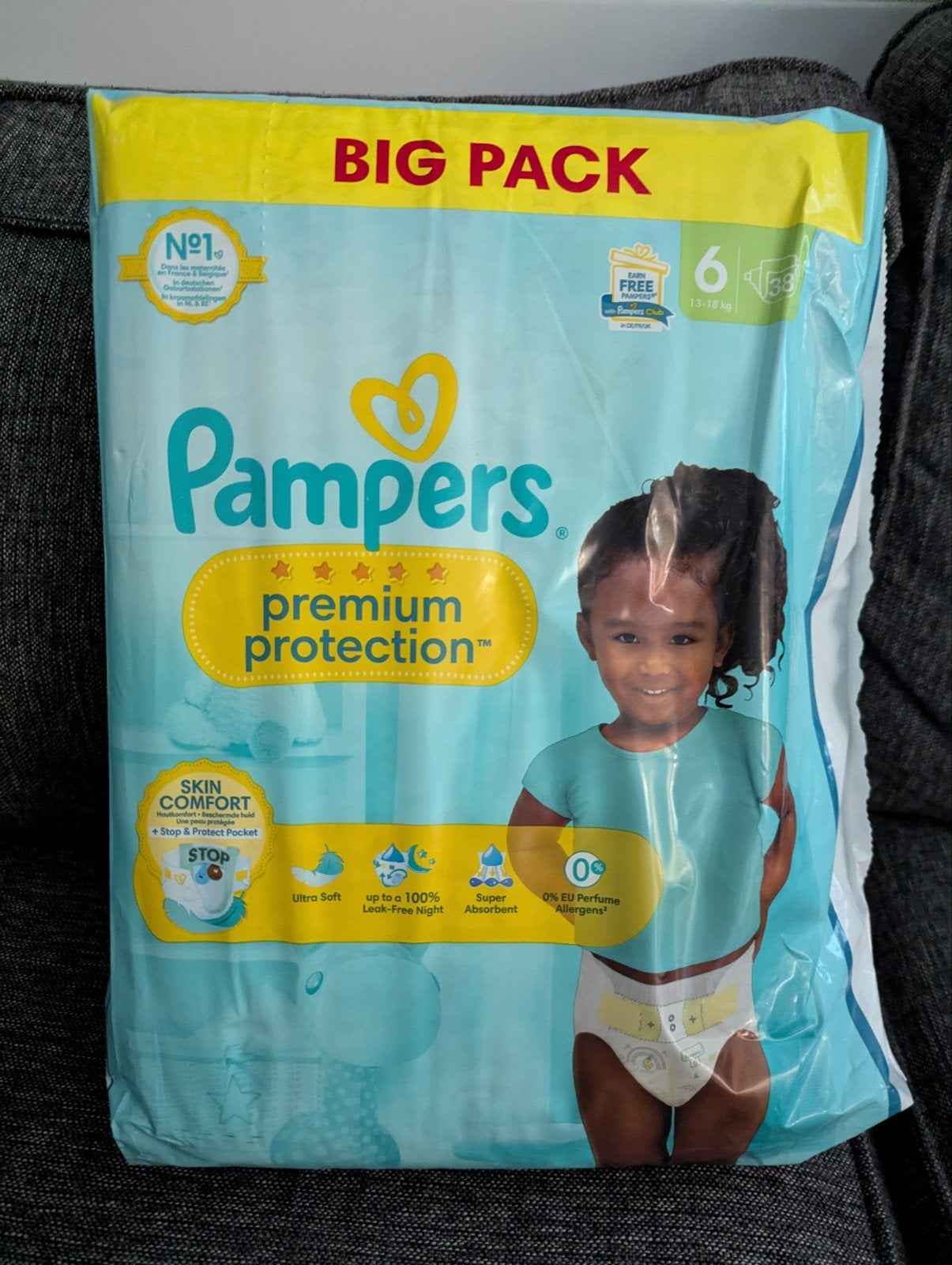 Pampers maat 6 aantal 38 stuks, Ophalen