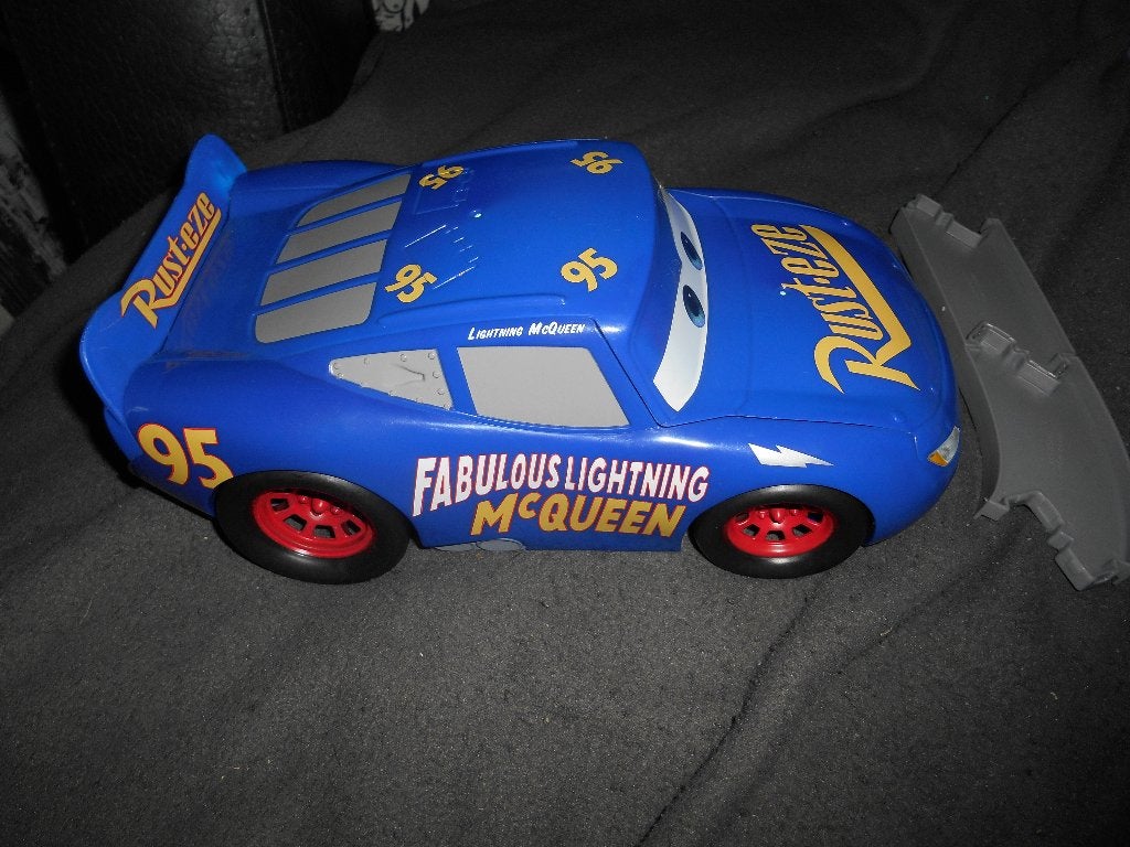 Cars MC QUEEN +-30cm transformable en piste+véhicules, Enlèvement ou Envoi