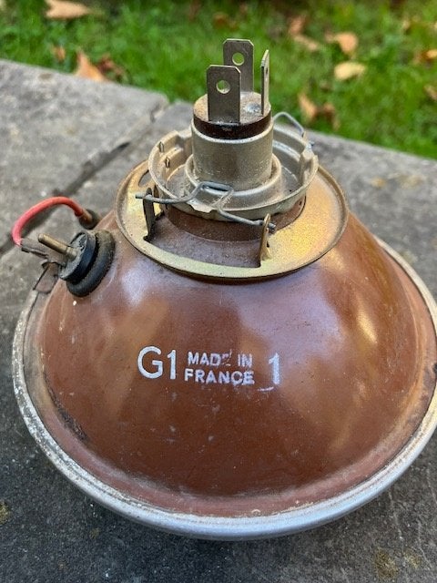 AUTO KOPLAMP PHARE CIBIE OLDTIMER G1 154 E2, Auto-onderdelen, Verlichting, Citroën, Peugeot, Renault, Gebruikt, Ophalen of Verzenden