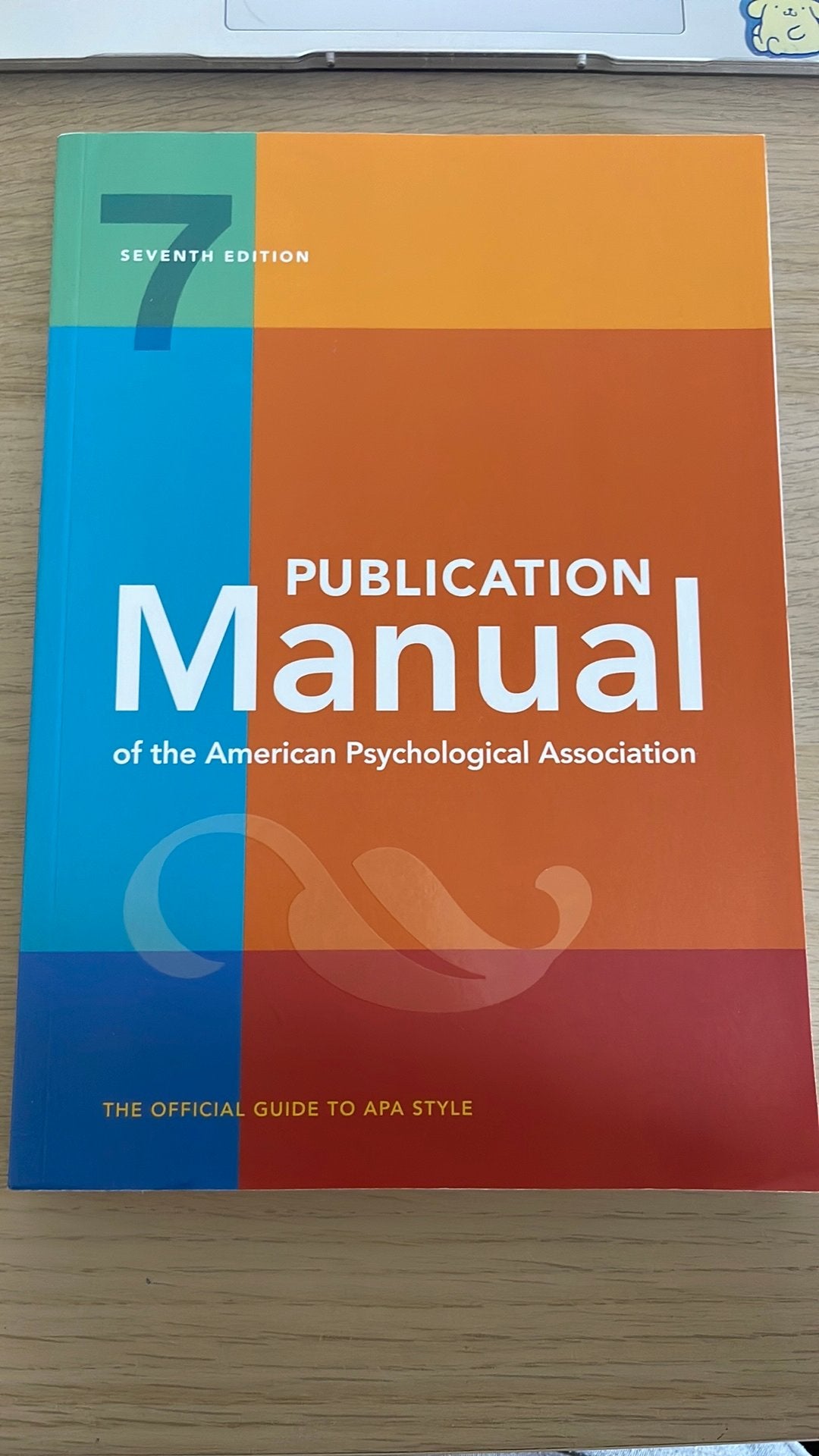 Publication manual of the american psychological association, Ophalen, Nieuw