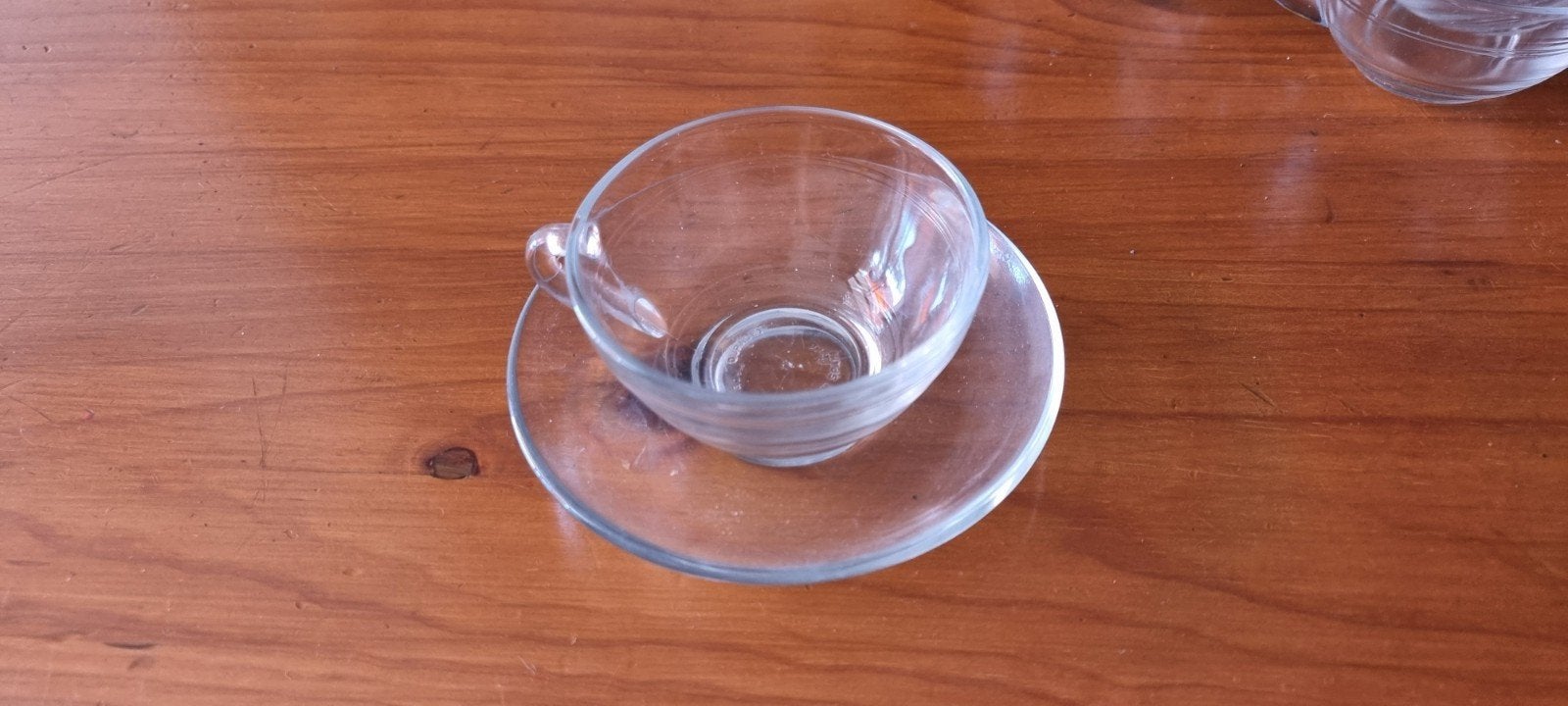 Tasses à café et soucoupes en verre vintage de la marque Dur, Maison & Meubles, Cuisine | Vaisselle, Enlèvement, Verre