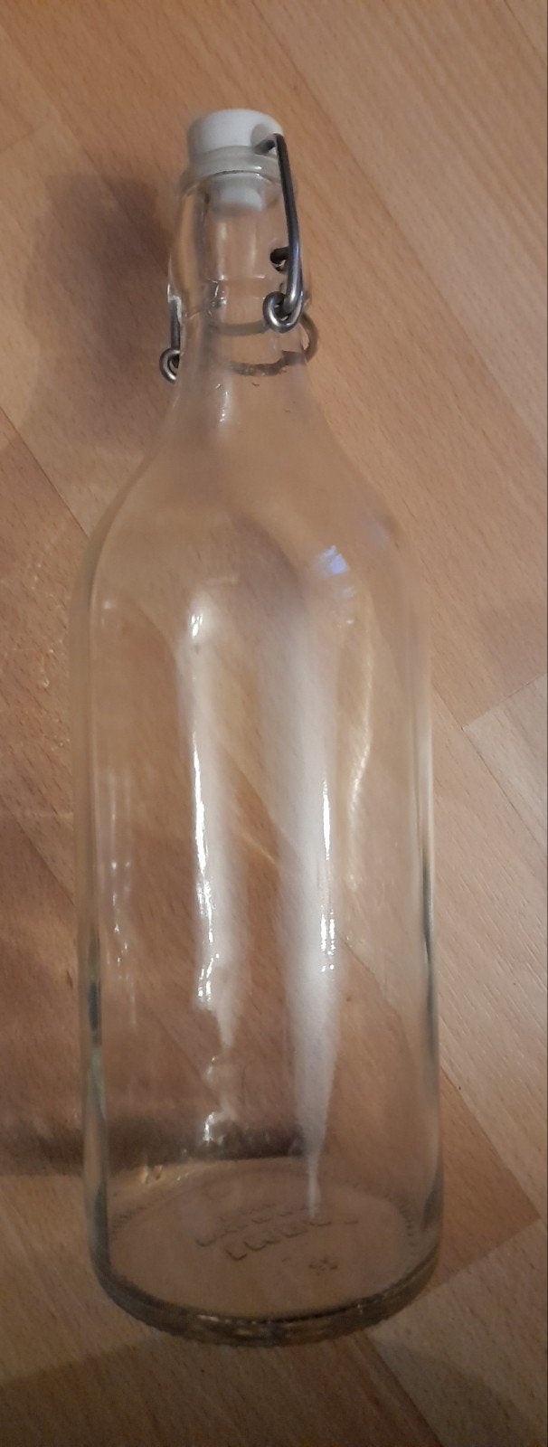 herbruikbare glazen fles, Ophalen, Glas