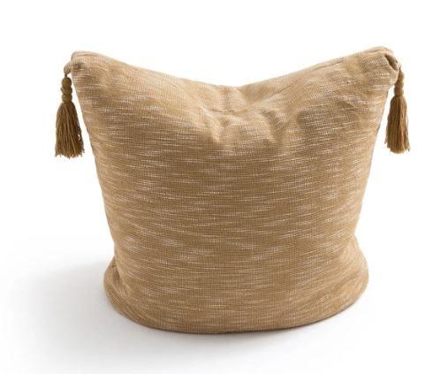 Poef ‘Lokken’ in mêlee. H 60 x B 40 cm., Huis en Inrichting, Ophalen, Minder dan 50 cm, 50 tot 75 cm, Zo goed als nieuw