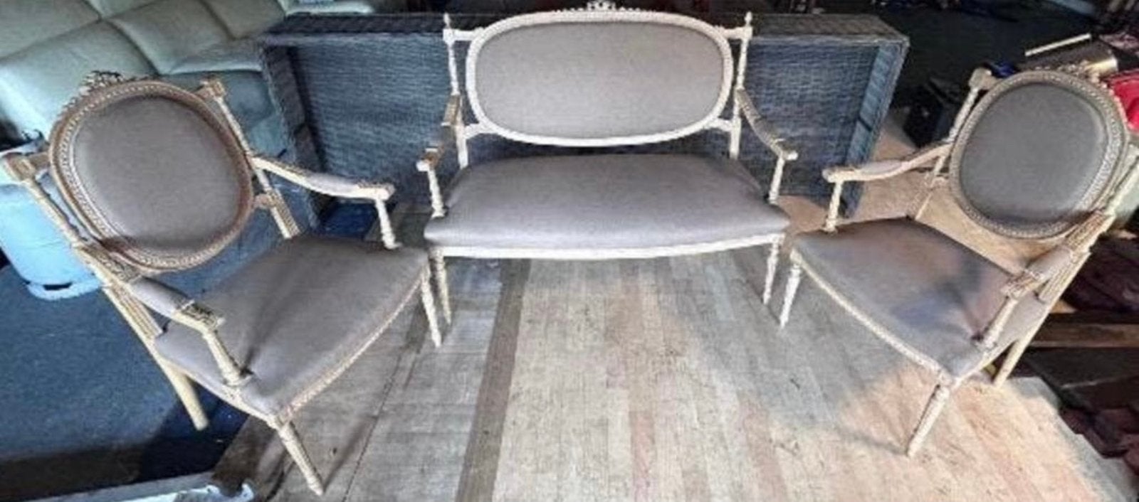 LODEWIJK QUATORZE XIV PRACHTIGE SALON!RECENTELIJK BEKLEED !!, Ophalen