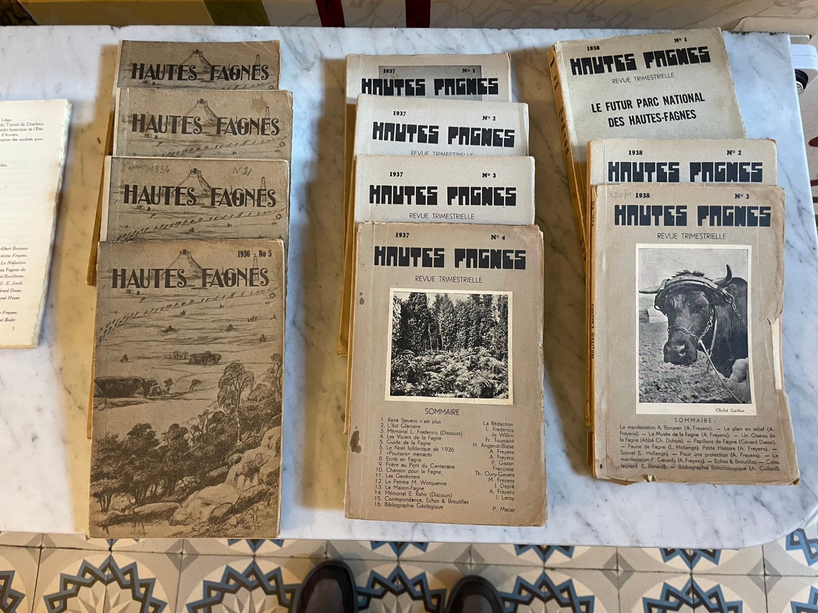 Revue Hautes Fagnes anien format complet, nouveau format 200, Enlèvement, Utilisé