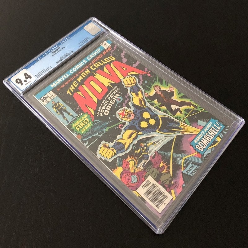 Nova Vol.1 #1 CGC (1976) NM (9.4), Boeken, Strips | Comics, Eén comic, Amerika, Marvel Comics, Verzenden