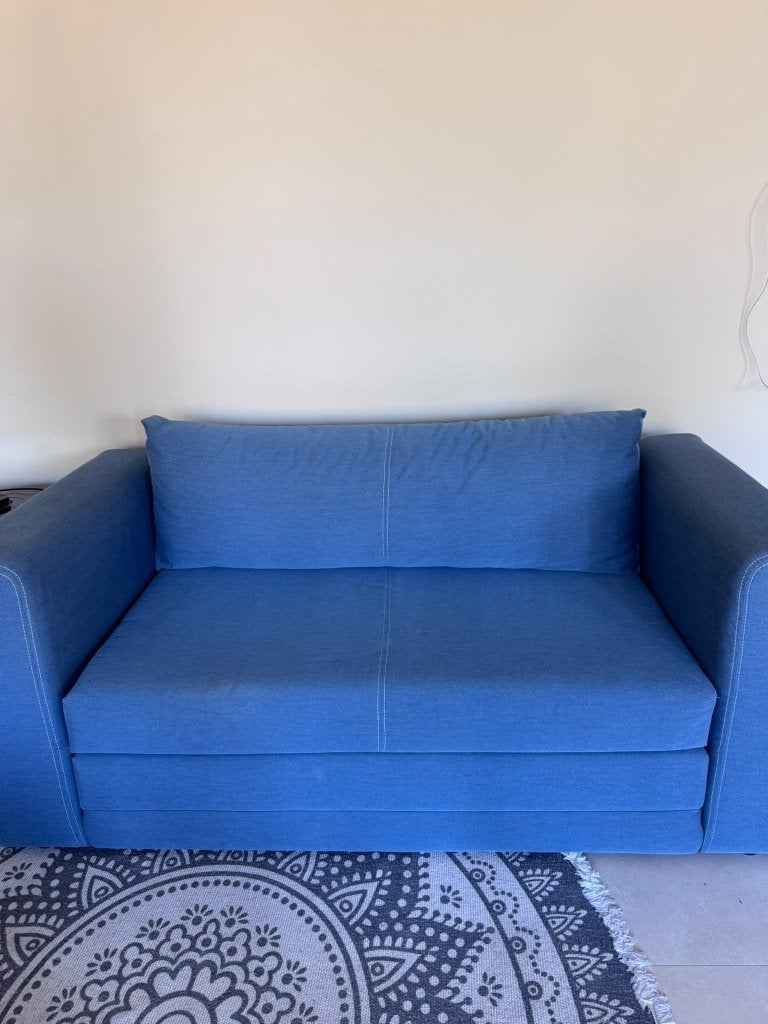 IKEA slaapbank — Goede staat, Huis en Inrichting, Gebruikt, Hoekbank, Tweepersoons, 75 tot 100 cm