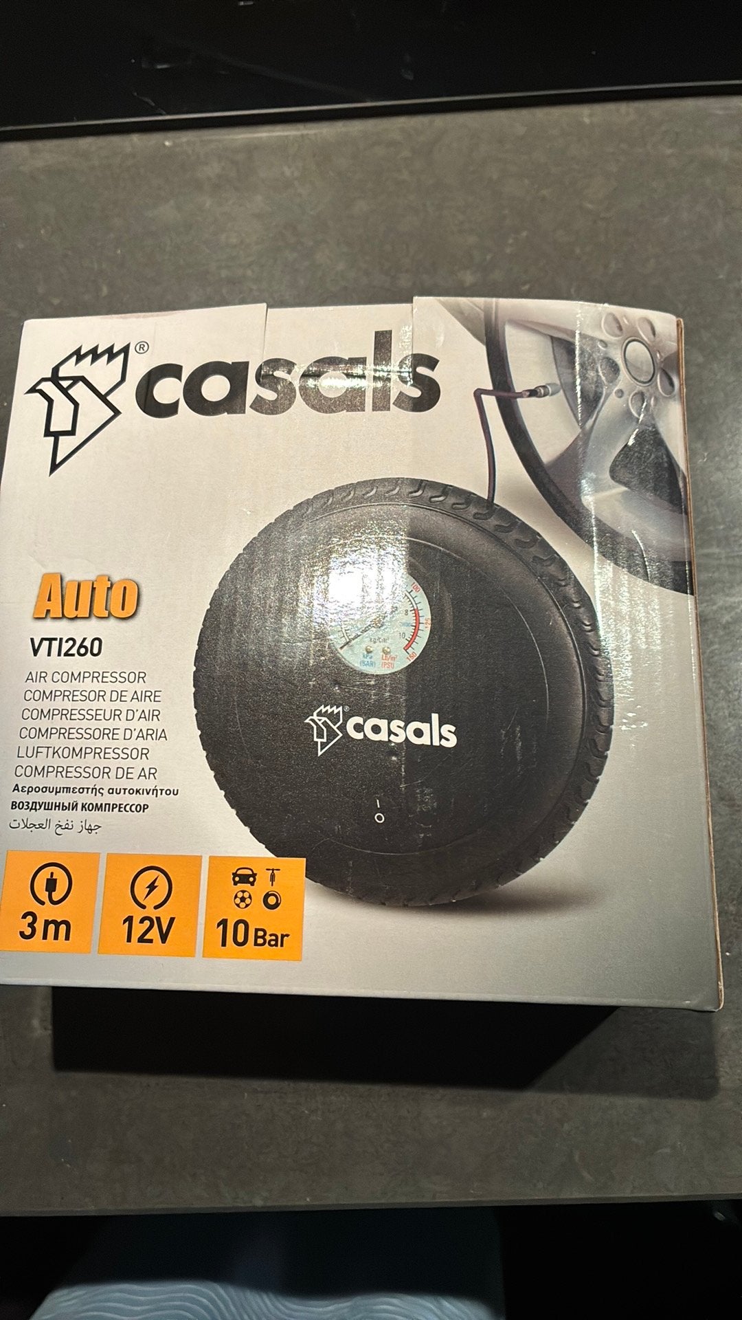 Minicompressor auto werkt op sigarettenaansteker Nieuw, Auto diversen, Auto-accessoires, Ophalen, Nieuw