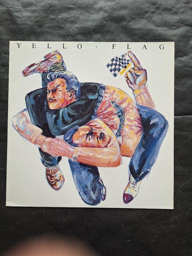 YELLO "Flag" electro rock LP (1988) Topstaat!, Cd's en Dvd's, LP, Electronic Rock, Ophalen of Verzenden, Zo goed als nieuw