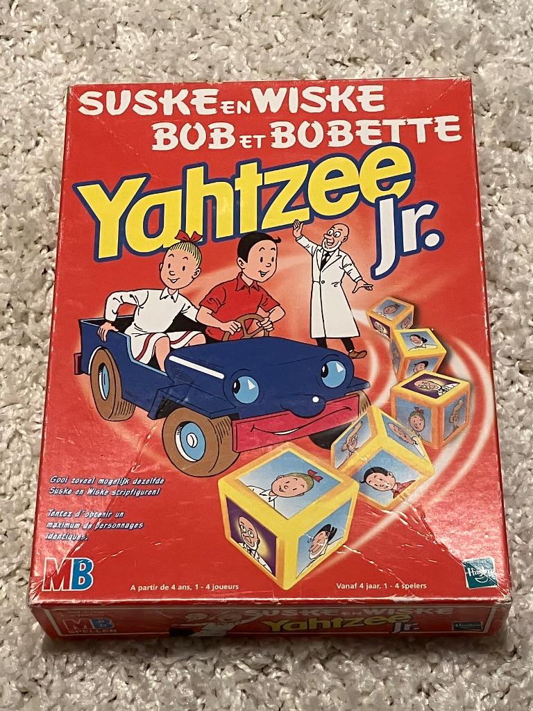 Spel - Yathzee Junior - Suske en Wiske, Hobby en Vrije tijd, Ophalen of Verzenden, Gebruikt