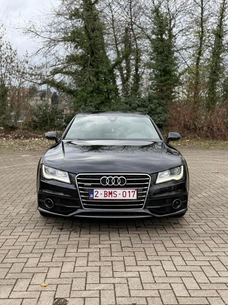 Audi A7 3.0 TDI S-line Quattro, Euro 5, Achat, Entretenue par le concessionnaire, Noir