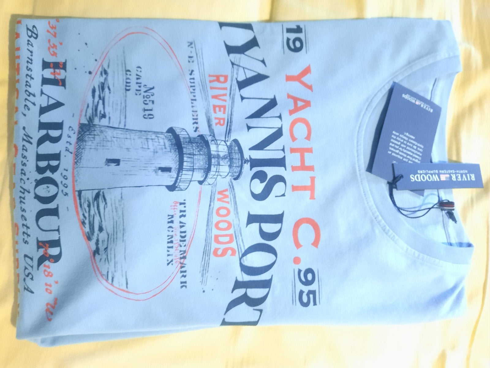 Tshirt riverwoods xl, Blauw, Ophalen of Verzenden, River woods, Maat 56/58 (XL)