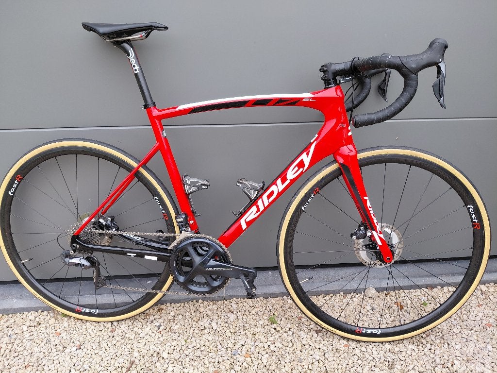 Ridley Fenix SL disc - maat 56 - full carbon - Ultegra Di2, Fietsen en Brommers, Ophalen, Gebruikt, Carbon, Meer dan 20 versnellingen