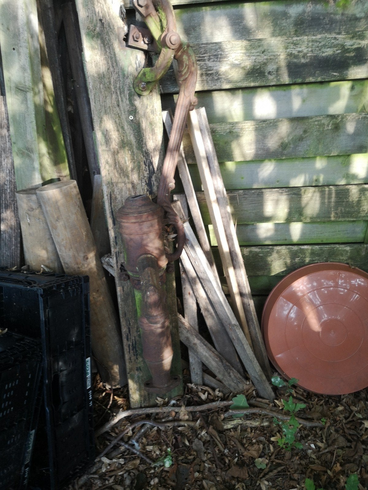 gietijzeren pomp, Tuin en Terras, Ophalen, Gebruikt