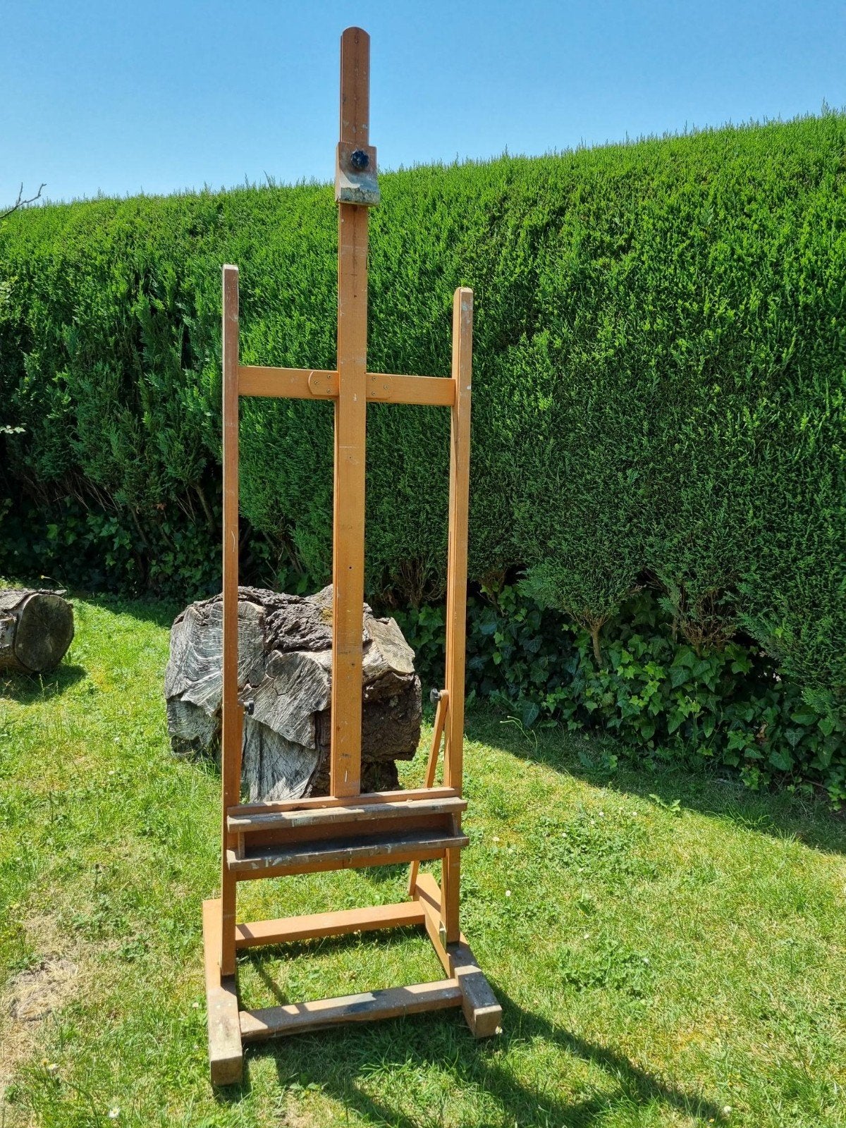 chevalet professionnel grande taille en hêtre stable, Hobby & Loisirs créatifs, Enlèvement, Chevalet
