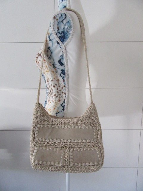 handtas - schoudertas - beige, Ophalen of Verzenden, Zo goed als nieuw, Beige