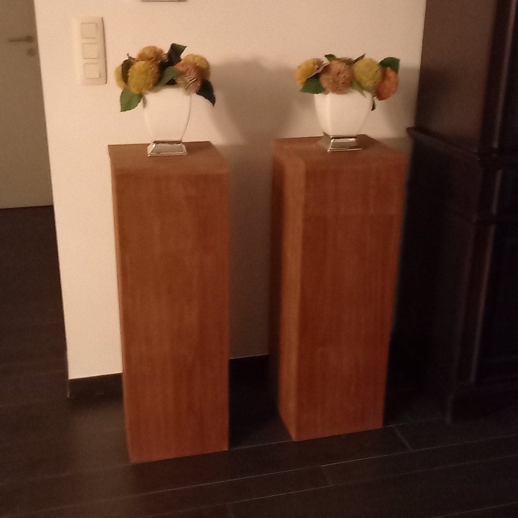 teak zuilen 2 stuks Bieden graag vanaf 125 euro per stuk, Ophalen, Nieuw