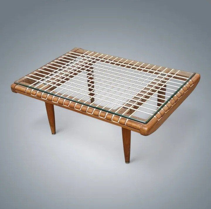 Vintage salontafel van Georges Tigien Frankrijk uit de jaren, Antiek en Kunst, Ophalen